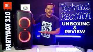 JBL PartyBox 310 Portable Bluetooth Party Speaker  240W Monstrous Pro Sound  Unboxing amp Review [upl. by Oirotciv60]