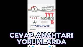 ÖZDEBİR TÜRKİYE GENELİ Y6224 CEVAP ANAHTARI 6 DENEME [upl. by Laurianne]