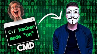 How To Make Yourself Look Like A HACKER Using CMD  Fool Anyone Easily [upl. by Janna]