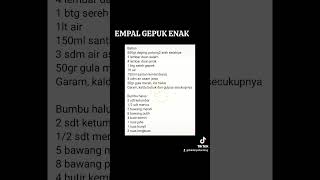 Resep EMPAL GEPUK ENAK food resep kuliner [upl. by Mikah]