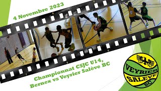 Match U14 CSJC à Bernex 4 novembre 2023 Full Highlights [upl. by Murrah]