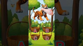 Focus test for genius  Are You a Genius  cartoon challenge shorts viralshorts tiger [upl. by Aleuqahs]