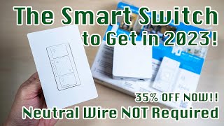 Lutron Caseta Smart Dimmer Start Kit  The One to Get Still in 2023  Neutral Wire Not Required [upl. by Merkle349]