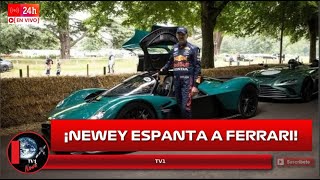 Espanta a Ferrari visita privada de Adrian Newey a la Fábrica de Aston Martin [upl. by Debbee]