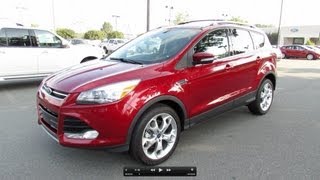 2013 Ford Escape Titanium 4WD Start Up Exhaust and In Depth Review [upl. by Eirruc]