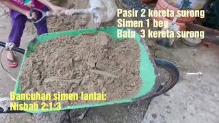 Tip bancuh simen mudah [upl. by Seugram371]