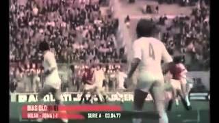 Milan  Roma 11  Campionato 197677  23a giornata [upl. by Brechtel]