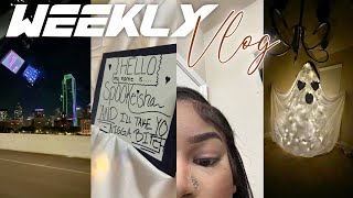 WEEKLY VLOG  doing hair traveling to Dallas preparing for halloween etc [upl. by Alejandro764]