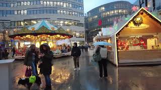 Christmas market in dusseldorf [upl. by Gilbye]