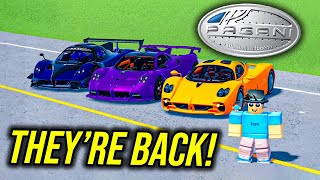 PAGANI CARS ARE BACK IN ROBLOX CAR LICENSES  Driving Empire [upl. by Llenrahc]