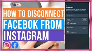 How To Unlink Facebook From Instagram  Disconnect Facebook and Instagram [upl. by Hoye]