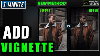 How to add vignette in photoshop 2024 [upl. by Desmund132]