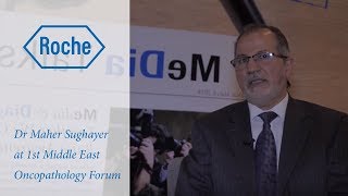 Dr Maher Sughayer at 1st Middle East Oncopathology Forum [upl. by Adnylam]