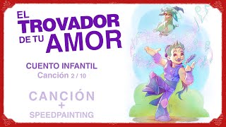 El trovador de tu amor  speedpainting  canción❗️❗️ 😉😍 [upl. by Notsag]