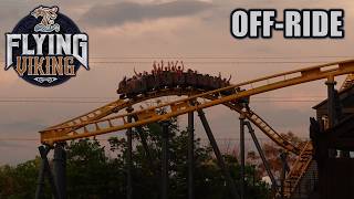 Flying Viking OffRide Footage Adventureland Zamperla Family Coaster  NonCopyright [upl. by Yerfej]