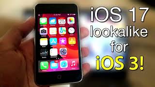 How to make iOS 3 look like iOS 17 Limed00r tutorial [upl. by Pansy]