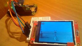 25fps mplayer video on Raspberry Pi Zero connected 320x240 TFT [upl. by Mercedes]