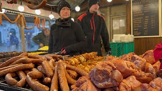 🇵🇱 POLISH STREET FOOD KRAKOW POLAND WALKING TOUR 4K HDR [upl. by Adlar661]