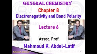 Ch8 Electronegativity Bond Polarity Dipole Moment Resonance Exception of Octet Rule السالبية الكهربي [upl. by Tartaglia]