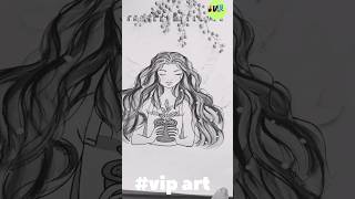 How to plant aremy therapy keep going keep growing plants girl drawing face artshortvideo art [upl. by Harlen]