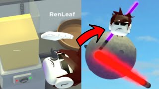 ROBLOX VR WITH PINKLEAF  Funny moments [upl. by Tomaso458]