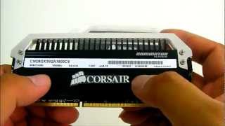 Corsair Dominator Platinum 8GB 2x4GB 1600MHz DDR3 Memory Kit Overview [upl. by Nylhtac]