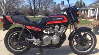 1982 CB750F Review [upl. by Halonna]