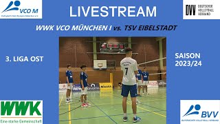 Volleyball Dritte Liga Ost WWK VCO München vs TSV Eibelstadt [upl. by Ynnad]