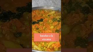 Bacalao a la vizcaína recetas comidanavideña shorts [upl. by Richey]