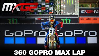 360 GoPro MAX Lap with ARMINAS JASIKONIS  MXGP of Riga 2020 motocross [upl. by Valerye41]