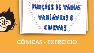 Funções de Várias Variáveis e Curvas  Cônicas  Exercício [upl. by Faxan]