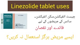 Linezolide tablet uses in Urdu linezolid 600 mg usesnezkil side effects [upl. by Estell]