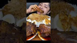 Maddy Eating spicy biryani chicken recipe mukbang big bites [upl. by Anoik]