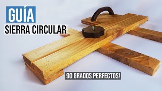 PRÁCTICA GUÍA para SIERRA CIRCULAR  CORTES en 90 grados PERFECTOS [upl. by Arannahs498]