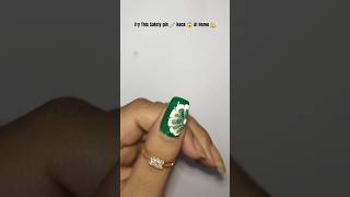 Nail art using safety pin 🧷youtubeshorts naildesigns viralvideo shorts [upl. by Trautman109]