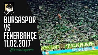 FANS Bursaspor vs Fenerbahçe 11022017 [upl. by Asli33]