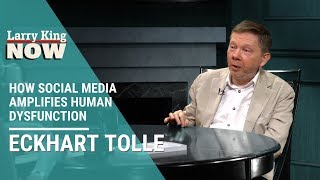 Eckhart Tolle Discusses How Social Media Amplifies Human Dysfunction [upl. by Euqcaj685]