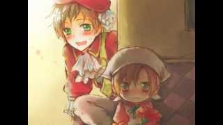 Buono Tomato APH  Romano And Chibi Romano [upl. by Tiffy908]