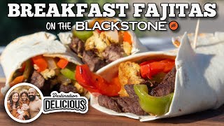 Breakfast Fajitas  Blackstone Griddles [upl. by Attesoj]