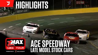 Rock Em Sock Em Racing  CARS Tour Late Model Stock Cars at Ace Speedway 8162024 [upl. by Wickner]