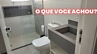 Reforma total em banheiro antigo Você faria assim [upl. by Ennovahs]