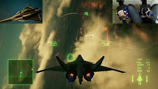 CFA44 Nosferatu  Ace Combat 7  Logitech X56 Hotas 4K Gameplay [upl. by Imnubulo]