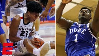 Gonzaga fends off Zion Duke in thrilling Maui Invitational finish  College Basketball Highlights [upl. by Quintilla]