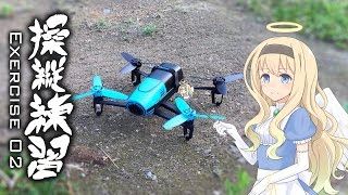 クワッドコプターの操縦を練習しよう02 Exercise of quotParrot BEBOP DRONEquot operation【LuminousDiary221】 [upl. by Ruomyes907]