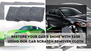 Car Scratch Remover Cloth  Nano Sparkle AntiScratch Cloth For Car Universal Metal Surface [upl. by Nogam916]