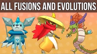 YoKai Watch  All Fusions and Evolutions [upl. by Leda]