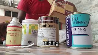 MRF SEALER MIXING  WOOD POLISH [upl. by Flanigan]