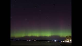 Northern Lights  Oneida Lake New York  Oct 8 2024 [upl. by Yttap670]