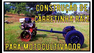 COMO FAZER CARRETINHA ARTICULADA PARA MOTOCULTIVADOR TRATORITO [upl. by Irah422]