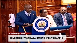 🔴 NTV LIVE  Meru Governor Mwangaza impeachment hearing [upl. by Sihon]